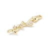 Brass Micro Pave Cubic Zirconia Pendants LS-KK-M326-13C-G-2