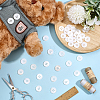 40Pcs 4-Hole Shell Buttons BUTT-ME0001-23-5