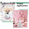 Gold Stamping For You White Paper Candy Boxes with Ribbon CON-WH0043-302C-5