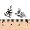 Snake 316 Stainless Steel Non- Piercing Cartilage Earrings AJEW-C044-08A-AS-5