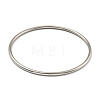 Non-Tarnish 7Pcs Vacuum Plating 202 Stainless Steel Plain Ring Bangle Sets BJEW-M317-16A-P-2