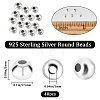 40Pcs 925 Sterling Silver Beads STER-BBC0002-04B-2