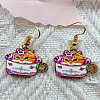 Alloy Dangle Earrings FS-WG32F4A-06-1