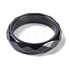 Magnetic Synthetic Hematite Finger Ring for Men Women RJEW-A047-01B-2