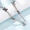 Unisex 304 Stainless Steel Necklaces NJEW-C115-01AS-1