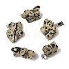 Natural Dalmatian Jasper Pendants G-B127-02P-03-2