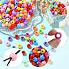 208Pcs Acrylic European Beads OHAR-FS0001-02B-2