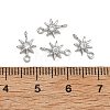 SHEGRACE Brass Clear Cubic Zirconia Charms XGRQ2O255-426P-3