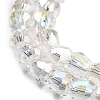 Electroplate Glass Beads Strands EGLA-D030-T4mm-B02-4
