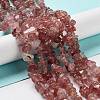 Natural Strawberry Quartz Beads Strands X-G-M205-94-2