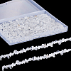 2 Strands Natural Quartz Crystal Chip Beads Strands G-SC0002-49-1