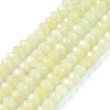 Dyed Natural Malaysia Jade Rondelle Beads Strands G-E316-2x4mm-51-1