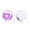 Transparent Handmade Lampwork Beads LAMP-T011-24B-01-1