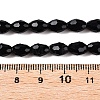 Opaque Solid Color Imitation Jade Glass Beads Strands EGLA-A037-P6x8mm-D04-4