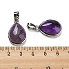 Natural Amethyst Pendants G-I358-B19-3