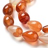 Natural Red Agate Beads Strands G-B106-A22-02-4