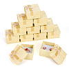 Square Paper Jewelry Ring Gift Boxes with Bowknot CON-TAC0010-80D-1