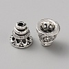Tibetan Style Alloy Bead Caps FIND-WH0427-94AS-2