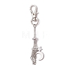 Moon Alloy Swivel Lobster Claw Clasps & Brass Cable Chains AJEW-JB01337-01-1