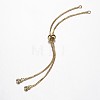Brass Chain Bracelet Making KK-G290-09G-1
