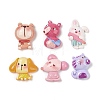 Opaque Resin Animal Decoden Cabochons RESI-Q230-08-1