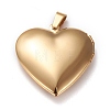 Valentine's Day Ion Plating(IP) 304 Stainless Steel Locket Pendants X-STAS-K197-08G-2