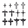 Spritewelry 30Pcs 6 Style Zinc Alloy Pendants FIND-SW0001-20-2