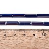 Electroplate Opaque Glass Beads Strands X-EGLA-Q132-02A-B02-4