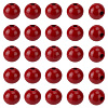 Spray Painted Round Natural Schima Wood Beads WOOD-PA0001-81C-02-7