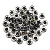 Luminous Handmade Foil Glass Beads LAMP-P020-01A-02-2