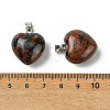 Natural Mahogany Obsidian Pendants G-F820-10A-05-3