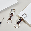 2Bags Rectangle Cowhide Tape Keychains KEYC-ME0001-21A-5