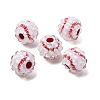 Sports Theme Opaque Acrylic European Beads RB-CBA95A4-04A-03-1