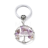 Natural Amethyst Keychain KEYC-E023-03H-4