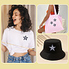 8Pcs Star with Lattice Computerized Embroidery Polyester Iron on/Sew on Patches PATC-TA0001-49C-8