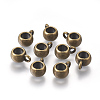 Tibetan Style Alloy Tube Bails LS-TIBEP-LFH251Y-AB-FF-1