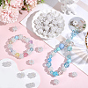 10Pcs Resin & Alloy European Beads FIND-PA0001-50-4