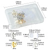 12Pcs 3 Colors Brass Clip-on Earring Findings KK-FS0001-28-4