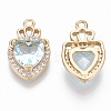 Glass Pendants X-GLAA-T021-14C-2
