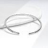 Engraved Brass Cuff Bangles for Women Men FS-WG01448-01-4