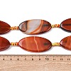 Natural Banded Agate Beads Strands G-F825-A01-01A-5