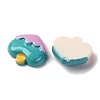 Opaque Resin Decoden Cabochons RESI-S07-05-2