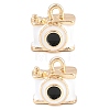 Alloy Enamel Pendants AL-CBA072F-01G-02-1