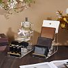 2Pcs 4-Tier Gold Edged Acrylic Minifigures Display Riser ODIS-WH0331-49A-2
