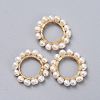 Natural Cultured Freshwater Pearl Pendants PALLOY-JF00380-1