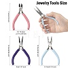 3Pcs 3 Styles 45# Steel Jewelry Pliers PT-FS0001-01-4