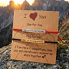2Pcs DON'T LET THE HARD DAYS WIN 304 Stainless Steel Charm Motivational Quote Bracelets FG5463-5-1
