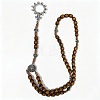 Wood Rosary Bead Necklaces FS-WG6BD27-07-1