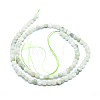Natural Myanmar Jade/Burmese Jade Beads Strands G-D0003-A46-2