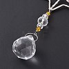 Teardrop Acrylic Beads Big Pendant Decorations LS-HJEW-D029-01P-B-5